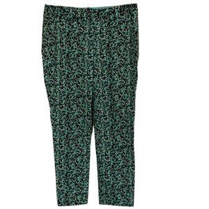 Ann Taylor Carnegie Crop Print Pants